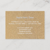 霊気のマッサージの代替医療のホリスティックなビーチ 名刺 (裏面)