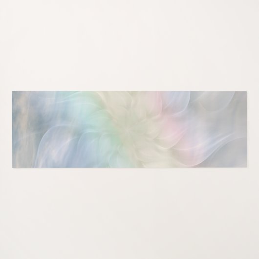 霊気の主義の花の曼荼羅のデザイン ヨガマット (裏面(横))