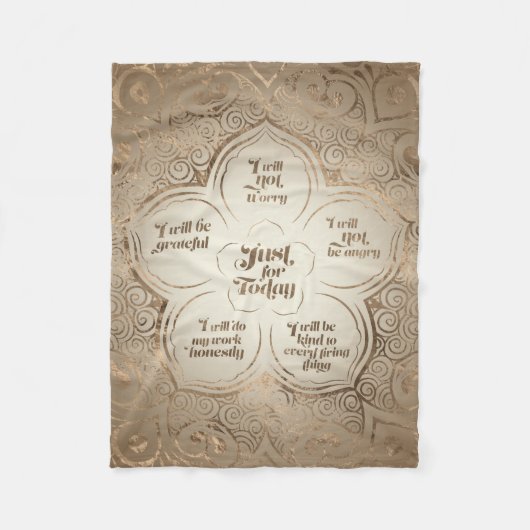 霊気の主義-霊気の教訓の金薄い フリースブランケット (正面)