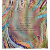 霊気の主義-霊気の教訓 シャワーカーテン (正面)