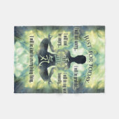 霊気の主義-霊気の教訓 フリースブランケット (正面(横))