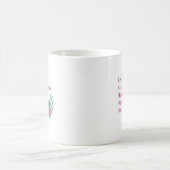 霊気の修行者が癒し手を持つ コーヒーマグカップ (中央)