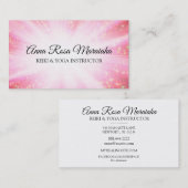 *~*霊気の光線を癒すエネルギーの光 名刺 (正面/裏面)