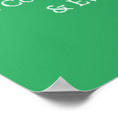 霊気の原則を守る緑 ポスター (角)