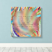 霊気の原則 – 霊気の教訓 キャンバスプリント (インサイチュ (ウッドフロア))