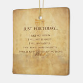 霊気の原則-霊気の方針 セラミックオーナメント (左)