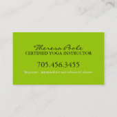 霊気の名刺 名刺 (裏面)