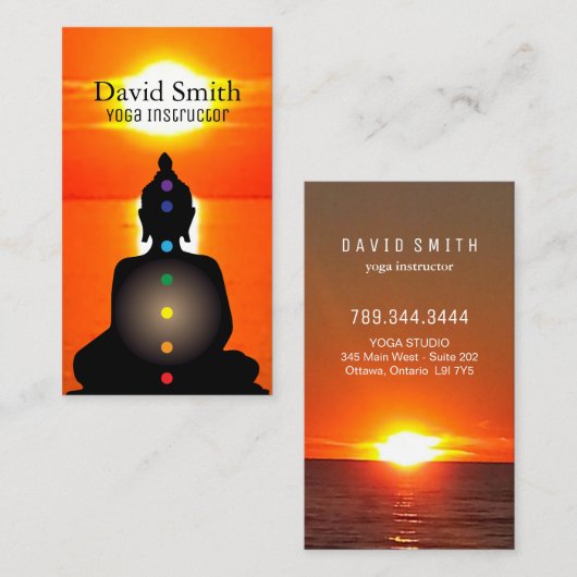 霊気の名刺 名刺 (正面/裏面)