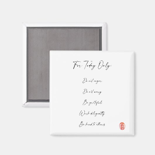 霊気の戒め マグネット (正面/裏面)