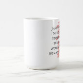 霊気の教訓のマグ コーヒーマグカップ (中央)