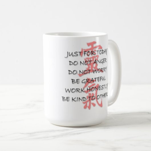 霊気の教訓のマグ コーヒーマグカップ (正面右)