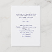 *~*霊気の生命の星占い宇宙 名刺 (裏面)