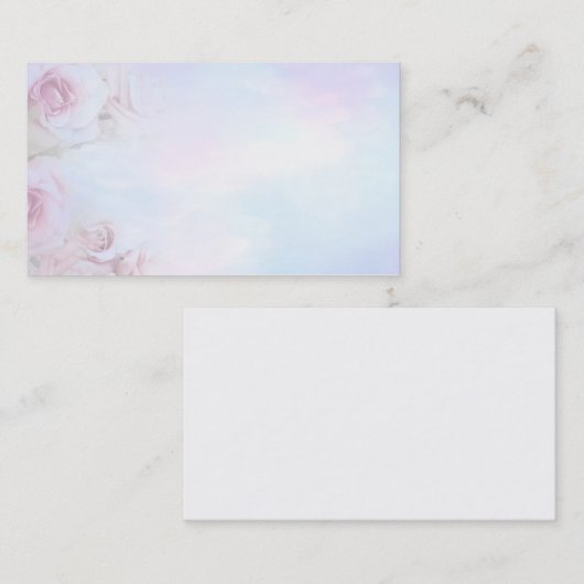 霊気の神秘的なライトは名刺できました 名刺 (正面/裏面)