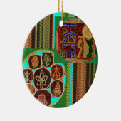 霊気のKarunaの治療の記号のヴィンテージの心配のギフト99 セラミックオーナメント (右)