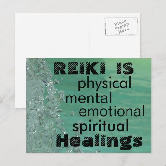 霊気は癒し ポストカード (正面/裏面)