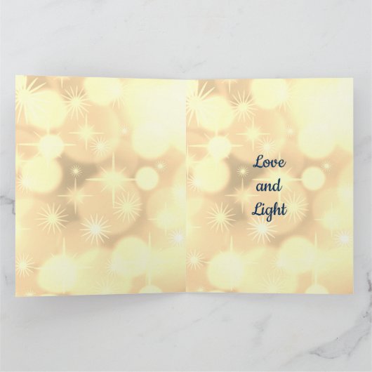 霊気をテーマにした挨拶文 カード (内部)