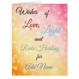 霊気をテーマにしたGet Well greeting