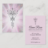 霊気を直している*~*のはす輝きの種族光線 名刺 (正面/裏面)