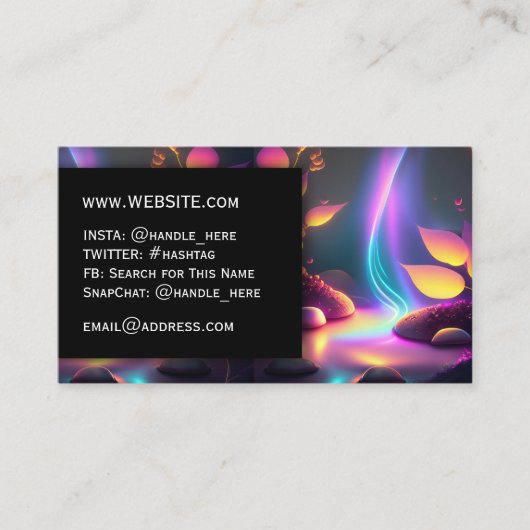 霊気エナジーヒーラープロフェッショナルエグゼクティブ 名刺 (正面)