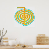 霊気オルタナティブナチュラルヒーリングシンボル勅令 ポスター (キッチン)