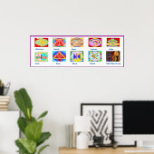 霊気カルナヒーリングマスターのシンボル ポスター (ホームオフィス)