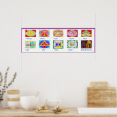 霊気カルナヒーリングマスターのシンボル ポスター (キッチン)