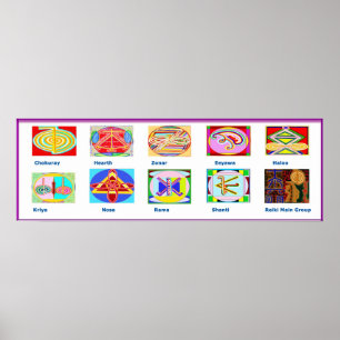 霊気カルナヒーリングマスターのシンボル ポスター