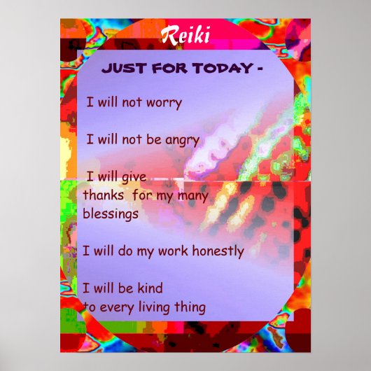 霊気カルナヒーリングマスターのシンボル ポスター (正面)