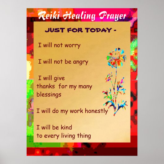 霊気カルナヒーリングマスターのシンボル ポスター (正面)