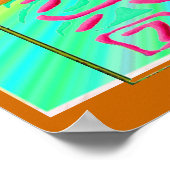 霊気カルナ：ヴィンテージスタイルアートシンボル ポスター (角)