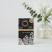 霊気カード-テンプレート白水晶 名刺 (スタンド正面)