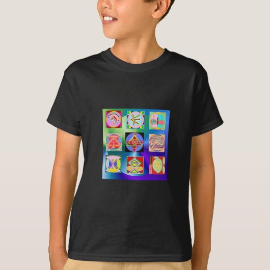 霊気キッズベーシックHanes Tagless Tシャツtシャツ Tシャツ (正面)