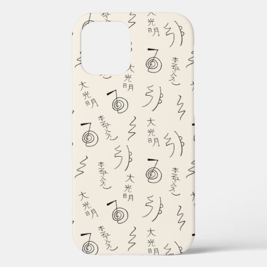 霊気シンボルパターン – 霊気修復ケースメイトiP Case-Mate iPhoneケース (裏面)
