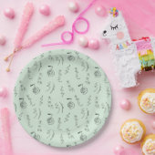 霊気シンボルパターン – 霊気修復 ペーパープレート (パーティー)