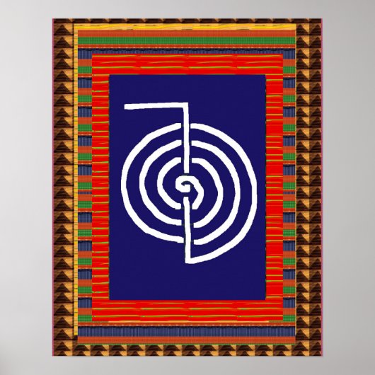 霊気シンボルヒーリングART Yoga : cadau pour tus ポスター (正面)