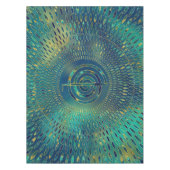 霊気チョクレイ原石と金ゴールド テーブルクロス (正面)