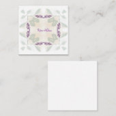 霊気ヒーラーセージナチュラル名刺 スクエア名刺 (正面/裏面)