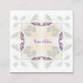 霊気ヒーラーセージナチュラル名刺 スクエア名刺 (正面)