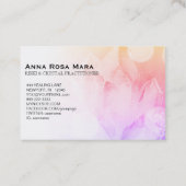 ~霊気ヒーラーヨガマッサージパステルクリスタル 名刺 (裏面)