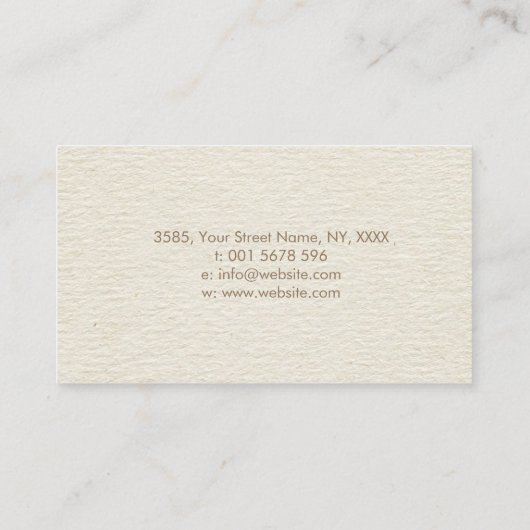 霊気ヒーリングシンボルと手inロータス 名刺 (裏面)