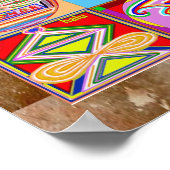 霊気ヒーリングシンボルグルマスタースピリチュアルコズミック ポスター (角)