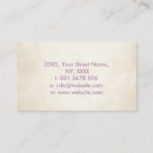 霊気ヒーリングシンボル(lotus) 名刺 (裏面)