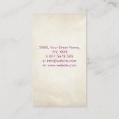 霊気ヒーリングシンボル(lotus) 名刺 (裏面)