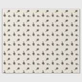 霊気ヒーリングチョクレイ記号パターン ラッピングペーパー (フラット)