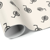 霊気ヒーリングチョクレイ記号パターン ラッピングペーパー (ロールコーナー)