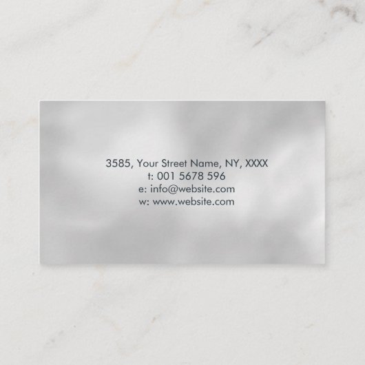 霊気ヒーリングハンズインロータスアワロンと金ゴールド 名刺 (裏面)