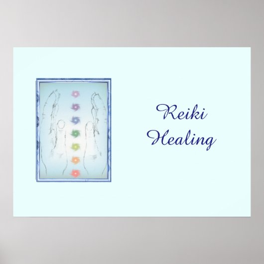 霊気ヒーリングハンド ポスター (正面)