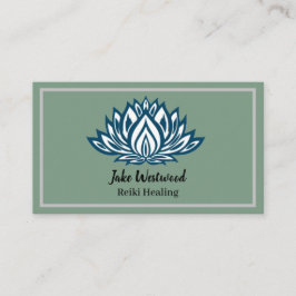 霊気ヒーリングホワイトロータス 名刺