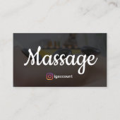 霊気プラクティショナウェルネスプロフェッショナルマッサージ 名刺 (裏面)