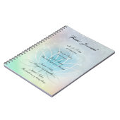 霊気プリンシプルスパークリロータスデザイン ノートブック (左側)